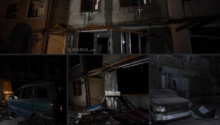 According to preliminary sources, due to the bombardments last night, there are 4 wounded and 1 fatality