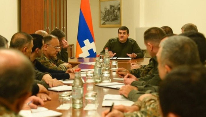 Arayik Harutyunyan convened an extended work meeting
