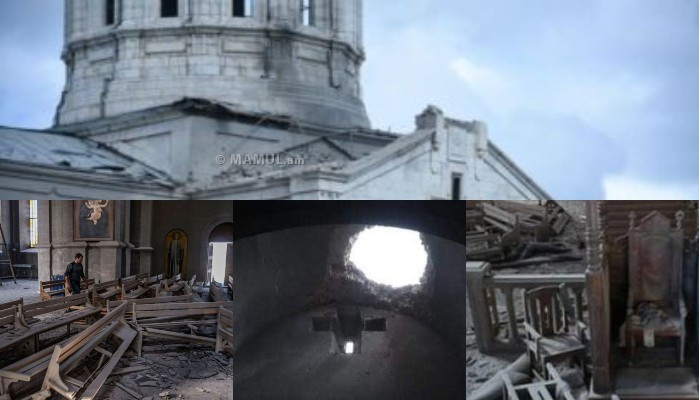 Nagorno-Karabakh: Armenia accuses Azerbaijan of shelling Shusha cathedral. #BBC