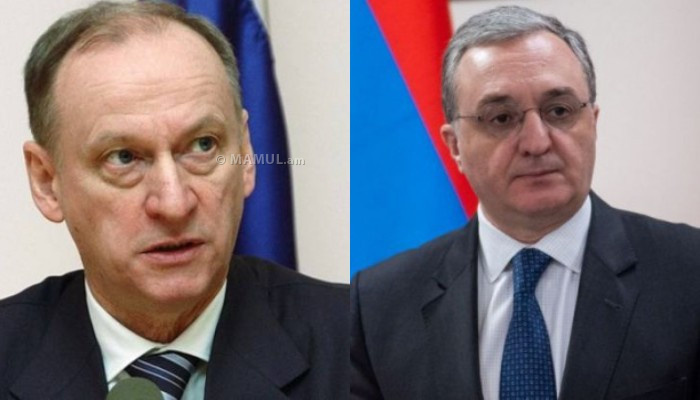 Патрушев встретился с министром иностранных дел Армении Мнацаканяном