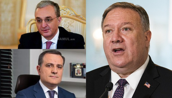 В конце этой недели госсекретарь США примет глав МИД Армении и Азербайджана