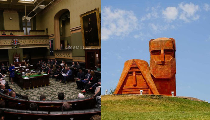 The New South Wales Legislative Assembly has officially recognised the independence of the Republic of Artsakh