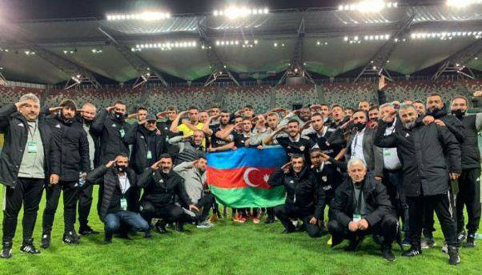 UEFA наказала азербайджанский футбольный клуб за военные приветствия
