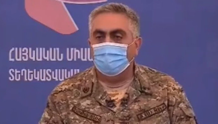 ''From early morning, the military actions started again''. Artsrun Hovhannisyan