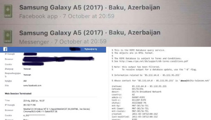 Azeris illegally take passwords and usernames of Armenian social network accounts and start to manage those pages