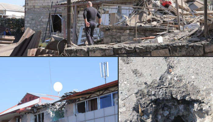 1 civilian killed and 2 wounded in Avetaranots village as a result of Azerbaijani missile attacks