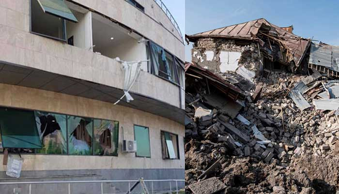 Azerbaijan Struck Maternity Hospital in Stepanakert and Residential and Public Areas