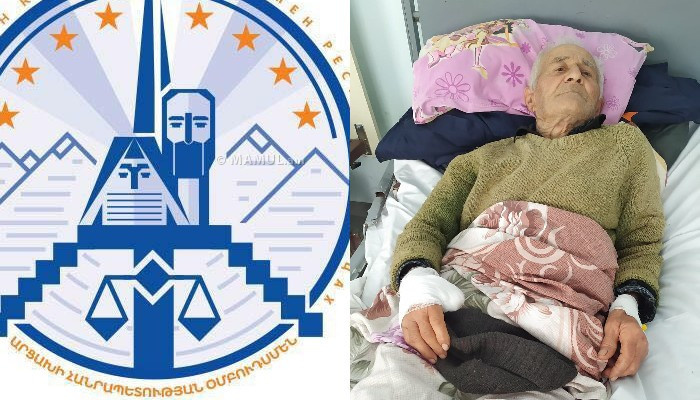 Омбудсмен Арцаха: Жизни 90-летнего Сергея Акопяна, получившего травму в Шуши, ничего не угрожает