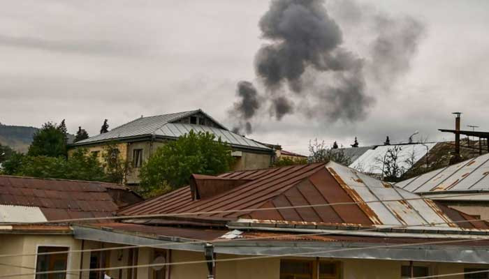 Реактивной системой залпового огня "Смерч" один удар был нанесен по Степанакерту