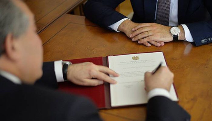Արմեն Սարգսյանը ստորագրել է ՀՀ քրեական օրենսգրքում փոփոխություններ կատարելու մասին օրենքը