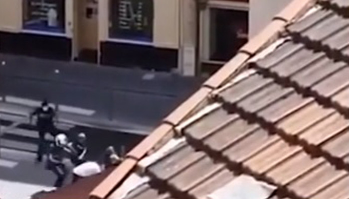 Տարածվել է Նիսում ահաբեկչին վնասազերծելու տեսանյութը