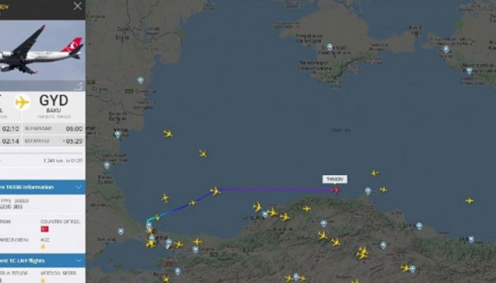 Из Ливии в Стамбул, а затем в Баку отправился очередной пассажирский самолет. #Инфотека24