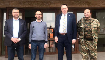 Artak Beglaryan received the president of ''One Free World International'' Human Rights Organization and a member of Parliament of Iceland