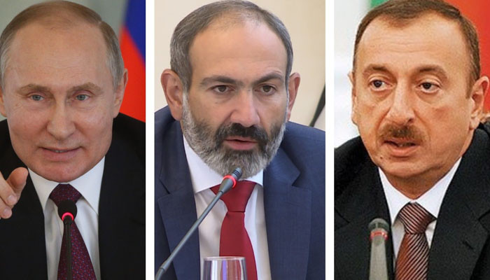 Путин провел телефонные переговоры с Пашиняном и Алиевым
