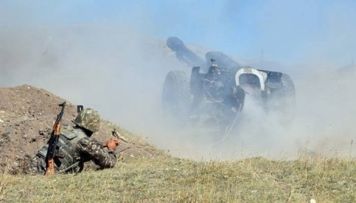Azerbaijani forces continued to shell the settlements