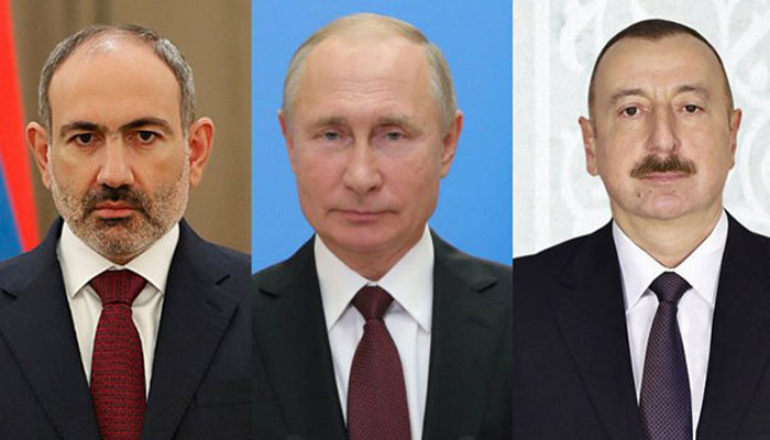 Владимир Путин провел телефонные разговоры с Николом Пашиняном и Ильхамом Алиевым