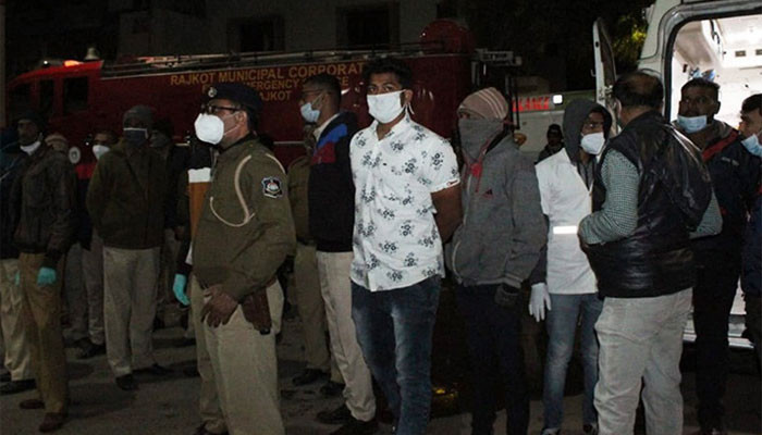 В Индии при пожаре в #COVID_19 больнице погибли пять человек