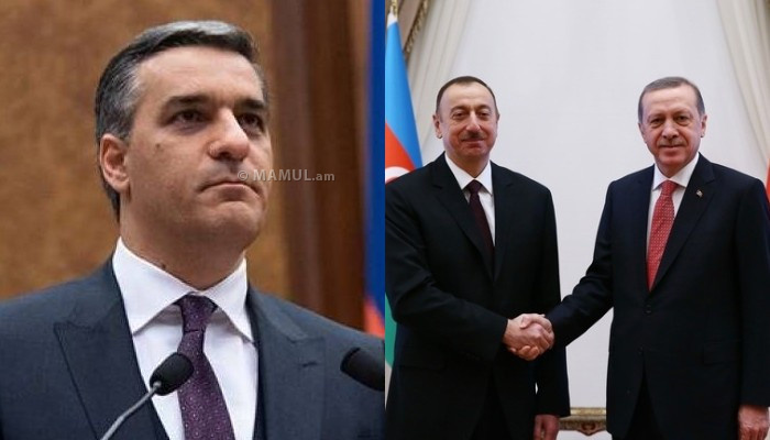Арман Татоян: Выступления президентов Азербайджана и Турции были полны угроз жизни и здоровья всего населения Армении
