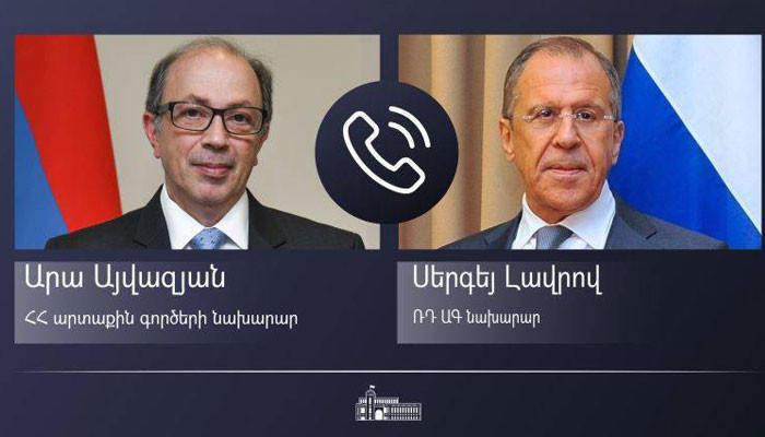 Ara Aivazian held a phone conversation with the Foreign Minister Sergey Lavrov