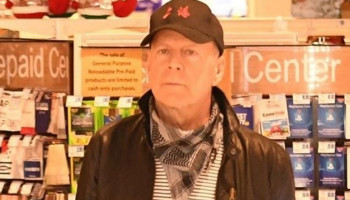 Bruce Willis fired from a pharmacy