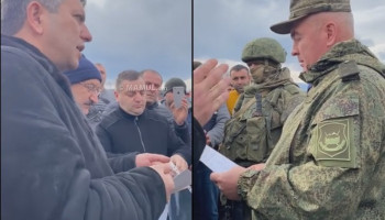 Жители села Дрмбон Мартакетского района Арцаха обратились к руководству российского миротворческого контингента