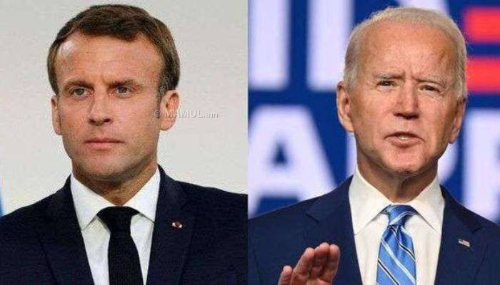 Biden and Macron agreed to work together to solve Iran's nuclear issue