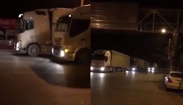 Азербайджанцы напали на армянские грузовики в Марнеульском районе Грузии