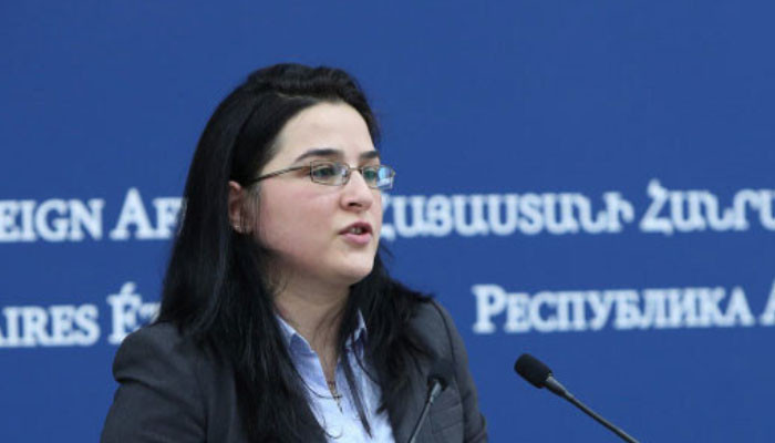 Ответ пресс-секретаря МИД РА Анны Нагдалян на вопрос СМИ