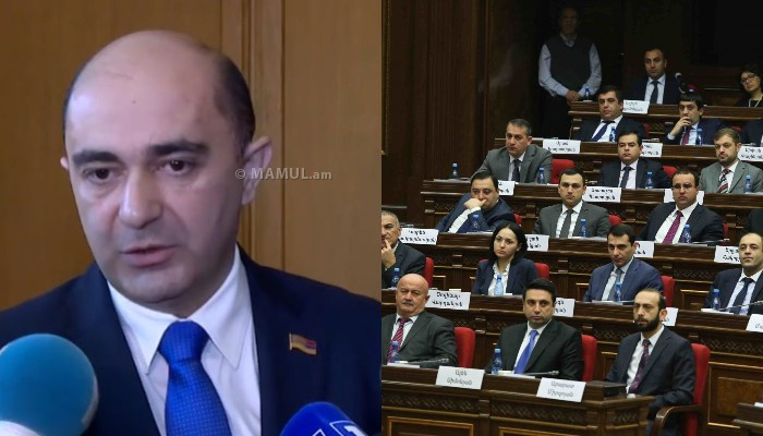 Эдмон Марукян: У парламента нет председателя