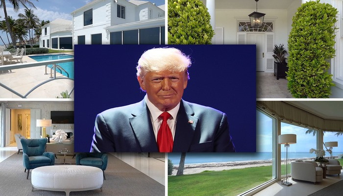 Donald Trump lists oceanfront Palm Beach mansion for $49 million