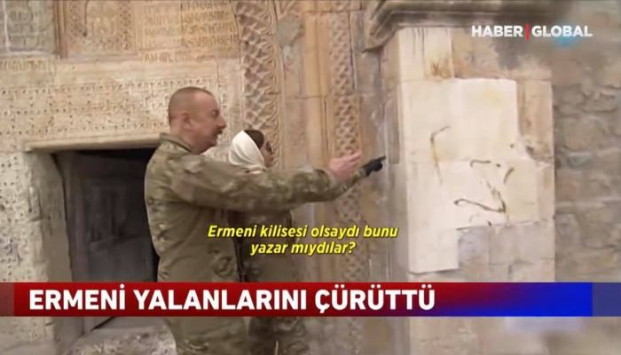 Azerbaijan is moving to polish out medieval Armenian inscriptions on captured Armenian churches