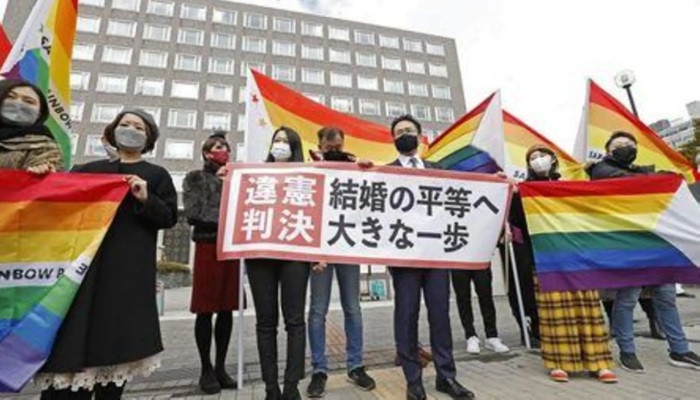 In landmark ruling, Japan court says it is 'unconstitutional' to bar same-sex marriage