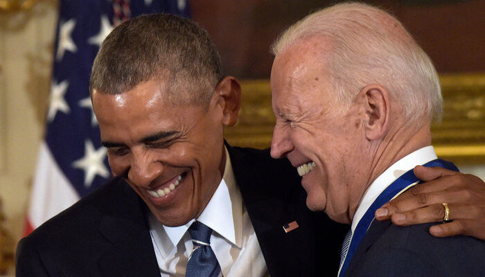Biden regularly consults with Barack Obama on a 'range of issues', Psaki says