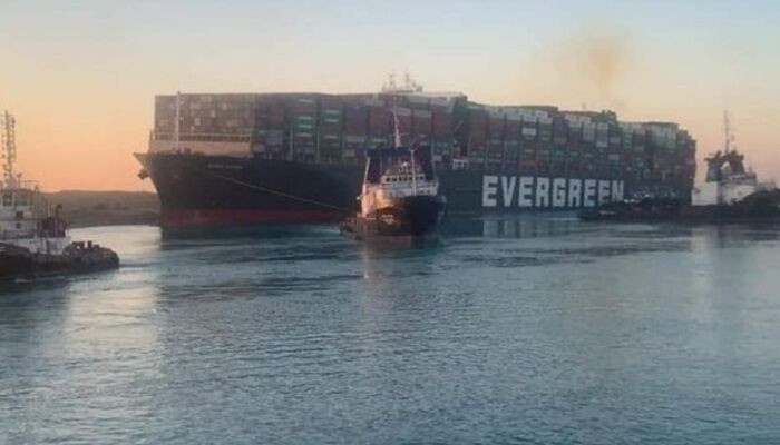 Սուեզի ջրանցքում արգելափակված #EverGiven բեռնանավը դուրս է բերվել ծանծաղուտից