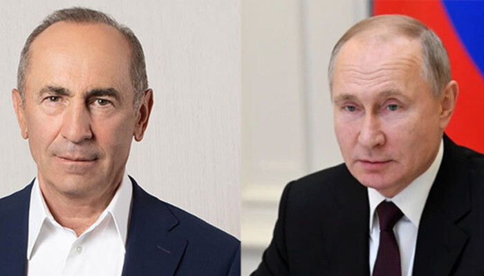 Путин провел разговор с Кочаряном во время его поездки в Москву. #WarGonzo
