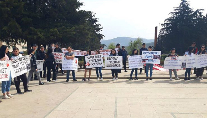В Степанакерте прошла акция в память о жертвах резни в Мараге