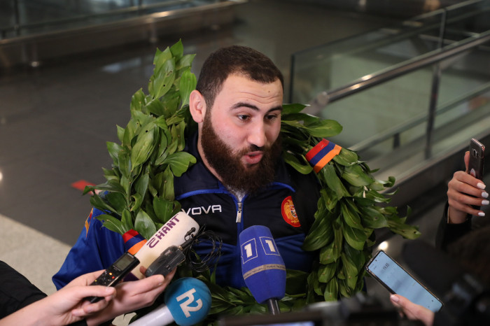 Ermenitan takımı, Avrupa Halter Şampiyonası'nda 8 madalyayla üçüncü oldu