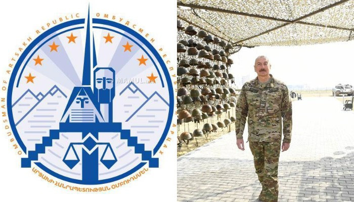 Ilham Aliev with fascist cynicism publicly insults, humiliates the dignity of an entire nation: Artsakh Ombudsman
