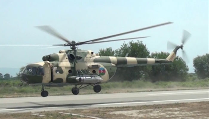 В Карвачаре потерпел крушение вертолет ВС Азербайджана