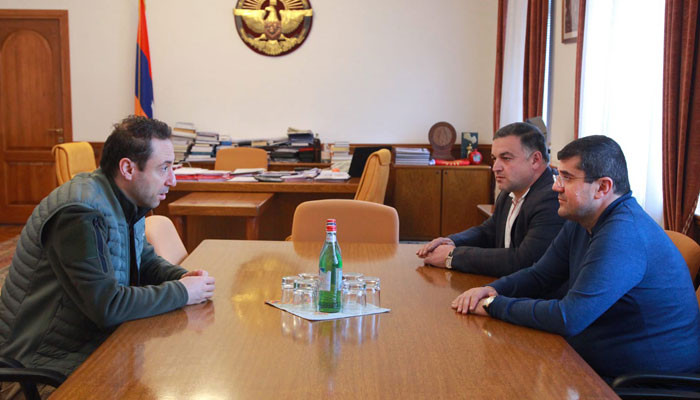 Президент Республики Арцах принял мэра Еревана