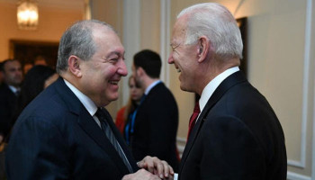 Armen Sarkissian: «Thank you, President Biden»