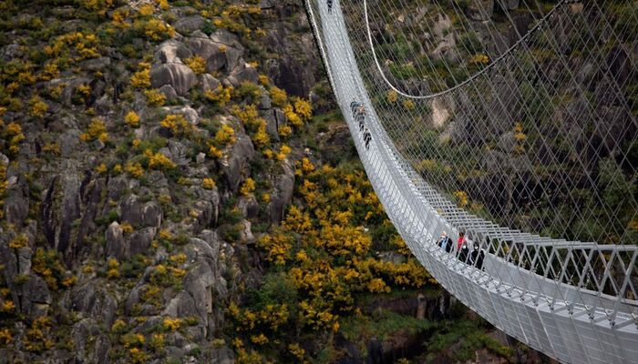 Portugal opens world's longest suspension footbridge