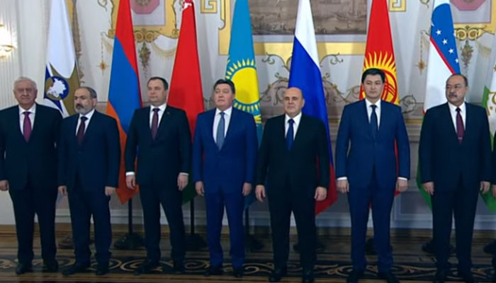 Пашинян принимает участие в заседании Евразийского межправительственного совета в расширенном составе