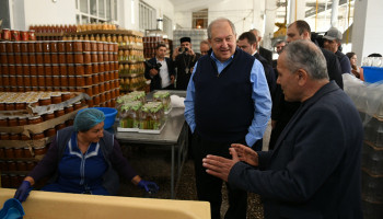 President Sarkissian sent a message on Labour Day