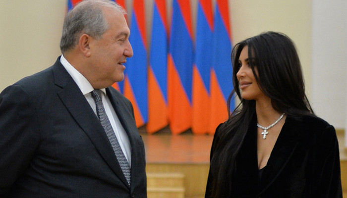 Thank you President Sarkissian for always taking the time to educate me further on Armenia. Kim Kardashian