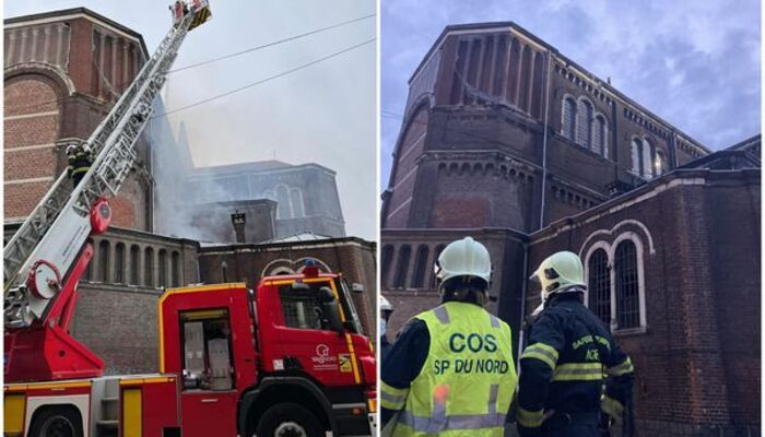 Во Франции произошел пожар в церкви святых Петра и Павла