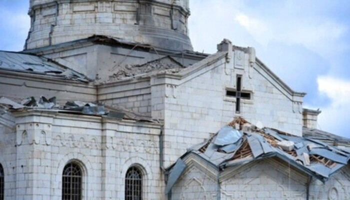 Демонтаж куполов церкви в Шуши вызвал беспокойство в Нагорном Карабахе․ #КавказскийУзел
