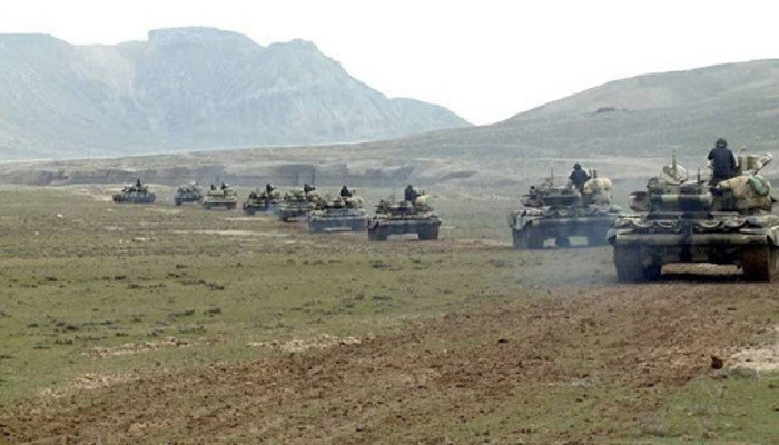 Очередные учения азербайджанской армии