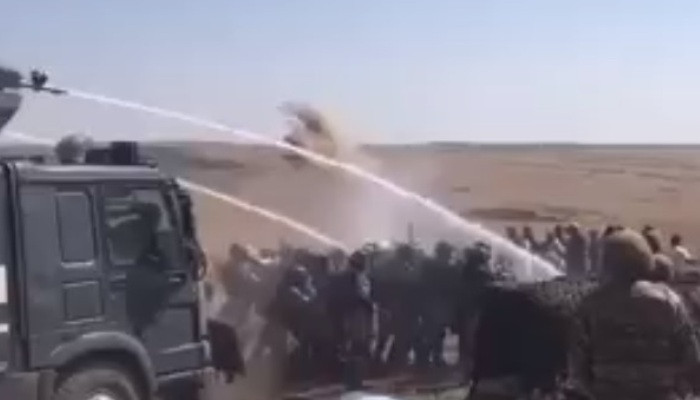 Полиция Армении прокомментировала видео, на котором войска Полиции применяют водомет
