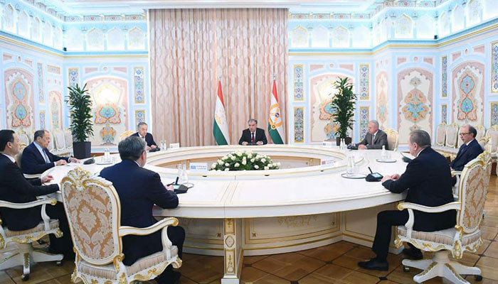 The heads of the delegations of the CSTO member states and the CSTO Secretary General held a meeting with the President of Tajikistan